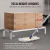 image:imageVEVOR Aluminum Dunnage Rack 48 x 14 Commercial Food Floor Rack 8 Off the Floor 1000 lbs Capacity AllWelded Aluminum Storage for Storage in Restaurants Kitchens Garages and Vehicles48 x 14x 8