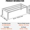 image:imageVEVOR Aluminum Dunnage Rack 48 x 14 Commercial Food Floor Rack 8 Off the Floor 1000 lbs Capacity AllWelded Aluminum Storage for Storage in Restaurants Kitchens Garages and Vehicles48 x 20x 12