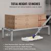 image:imageVEVOR Aluminum Dunnage Rack 48 x 14 Commercial Food Floor Rack 8 Off the Floor 1000 lbs Capacity AllWelded Aluminum Storage for Storage in Restaurants Kitchens Garages and Vehicles60 x 20x 12