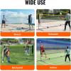 image:imageVEVOR Badminton Net Height Adjustable Volleyball Net Wide Foldable Pickleball Net Portable Easy Setup Tennis Net Set with Poles Stand and Carry Bag for Kids Backyard Game Indoor Outdoor Use17ft