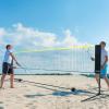 image:imageVEVOR Badminton Net Height Adjustable Volleyball Net Wide Foldable Pickleball Net Portable Easy Setup Tennis Net Set with Poles Stand and Carry Bag for Kids Backyard Game Indoor Outdoor Use17ft