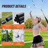 image:imageVEVOR Badminton Net Height Adjustable Volleyball Net Wide Foldable Pickleball Net Portable Easy Setup Tennis Net Set with Poles Stand and Carry Bag for Kids Backyard Game Indoor Outdoor Use20 Ft  Tube Diameter 10 Inch