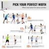 image:imageVEVOR Badminton Net Height Adjustable Volleyball Net Wide Foldable Pickleball Net Portable Easy Setup Tennis Net Set with Poles Stand and Carry Bag for Kids Backyard Game Indoor Outdoor Use14ft