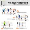 image:imageVEVOR Badminton Net Height Adjustable Volleyball Net Wide Foldable Pickleball Net Portable Easy Setup Tennis Net Set with Poles Stand and Carry Bag for Kids Backyard Game Indoor Outdoor Use10ft