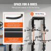 image:imageVEVOR Bike Storage Rack 6 Bike Racks and 3 Helmets Hooks Wall Mount Bike Storage Hanger Home amp Garage Organizer Customizable for Various Bike Sizes Adjustable Holder Holds Up to 300 lbs 48inchBike Storage Rack