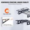 image:imageVEVOR Garage Shelving Wall Mounted 1 x 4 ft Heavy Duty Shelves 400 lbs Load Capacity Storage Rack Floating 2 Pack Suitable for Shop Shed Storage Black LL12482 X 4 Ft