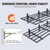 image:imageVEVOR Garage Shelving Wall Mounted 2 x 6 ft Heavy Duty Garage Wall Shelves 1600 lbs Load Capacity Garage Storage Rack Floating Shelves 2 Pack Suitable for Shop Shed Garage Storage