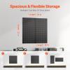 image:imageVEVOR Metal Pegboard Panels 24 x 12 Pegboard 4 Panels Heavy Duty Peg Board Wall Organizer with Accessories for Living Room Garage Tool Storage Office Organization Craft Room Kitchen Home Black2 PCS