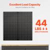 image:imageVEVOR Metal Pegboard Panels 24 x 12 Pegboard 4 Panels Heavy Duty Peg Board Wall Organizer with Accessories for Living Room Garage Tool Storage Office Organization Craft Room Kitchen Home Black2 PCS