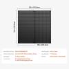 image:imageVEVOR Metal Pegboard Panels 24 x 12 Pegboard 4 Panels Heavy Duty Peg Board Wall Organizer with Accessories for Living Room Garage Tool Storage Office Organization Craft Room Kitchen Home Black2 PCS