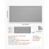 image:imageVEVOR Slat Wall Paneling 8 x 4 ft PVC Garage Slatwall without Accessories Black Slat Wall EasytoInstall Adjustable Slatwall Panel with Coupling Structure amp DIY Cutting Fits for Storage amp DisplayGray