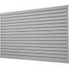 image:imageVEVOR Slat Wall Paneling 8 x 4 ft PVC Garage Slatwall without Accessories Black Slat Wall EasytoInstall Adjustable Slatwall Panel with Coupling Structure amp DIY Cutting Fits for Storage amp DisplayGray