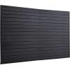 image:imageVEVOR Slat Wall Paneling 8 x 4 ft PVC Garage Slatwall without Accessories Black Slat Wall EasytoInstall Adjustable Slatwall Panel with Coupling Structure amp DIY Cutting Fits for Storage amp DisplayBlack