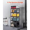 image:imageVEVOR Storage Shelves 3000 lbs 5 Tier Garage Storage Shelving 18 D x 48 W x 78 H Adjustable Metal Shelves for Garage Shelves Utility Rack Shelf Ideal for Kitchen Warehouse Basement Black16 D x 32 W x 72 H
