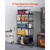 image:imageVEVOR Storage Shelves 3000 lbs 5 Tier Garage Storage Shelving 18 D x 48 W x 78 H Adjustable Metal Shelves for Garage Shelves Utility Rack Shelf Ideal for Kitchen Warehouse Basement Black16 D x 36 W x 714