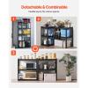 image:imageVEVOR Storage Shelves 3000 lbs 5 Tier Garage Storage Shelving 18 D x 48 W x 78 H Adjustable Metal Shelves for Garage Shelves Utility Rack Shelf Ideal for Kitchen Warehouse Basement Black18 D x 32 W x 72 H