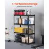 image:imageVEVOR Storage Shelves 3000 lbs 5 Tier Garage Storage Shelving 18 D x 48 W x 78 H Adjustable Metal Shelves for Garage Shelves Utility Rack Shelf Ideal for Kitchen Warehouse Basement Black20 D x 40 W x 57 H