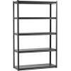 image:imageVEVOR Storage Shelves 3000 lbs 5 Tier Garage Storage Shelving 18 D x 48 W x 78 H Adjustable Metal Shelves for Garage Shelves Utility Rack Shelf Ideal for Kitchen Warehouse Basement Black18 D x 48 W x 78 H
