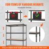 image:imageVEVOR Storage Shelves 3000 lbs 5 Tier Garage Storage Shelving 18 D x 48 W x 78 H Adjustable Metal Shelves for Garage Shelves Utility Rack Shelf Ideal for Kitchen Warehouse Basement Black24 D x 48 W x 72 H