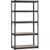 image:imageVEVOR Storage Shelves 3000 lbs 5 Tier Garage Storage Shelving 18 D x 48 W x 78 H Adjustable Metal Shelves for Garage Shelves Utility Rack Shelf Ideal for Kitchen Warehouse Basement Black16 D x 32 W x 628