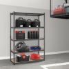 image:imageVEVOR Storage Shelves 3000 lbs 5 Tier Garage Storage Shelving 18 D x 48 W x 78 H Adjustable Metal Shelves for Garage Shelves Utility Rack Shelf Ideal for Kitchen Warehouse Basement Black18 D x 48 W x 72 H