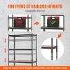 image:imageVEVOR Storage Shelves 3000 lbs 5 Tier Garage Storage Shelving 18 D x 48 W x 78 H Adjustable Metal Shelves for Garage Shelves Utility Rack Shelf Ideal for Kitchen Warehouse Basement Black36 L x 18 W x 72 H