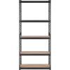 image:imageVEVOR Storage Shelves 3000 lbs 5 Tier Garage Storage Shelving 18 D x 48 W x 78 H Adjustable Metal Shelves for Garage Shelves Utility Rack Shelf Ideal for Kitchen Warehouse Basement Black36 L x 18 W x 72 H