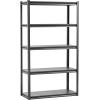 image:imageVEVOR Storage Shelves 3000 lbs 5 Tier Garage Storage Shelving 18 D x 48 W x 78 H Adjustable Metal Shelves for Garage Shelves Utility Rack Shelf Ideal for Kitchen Warehouse Basement Black18 D x 40 W x 72 H