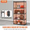 image:imageVEVOR Storage Shelves 3000 lbs 5 Tier Garage Storage Shelving 18 D x 48 W x 78 H Adjustable Metal Shelves for Garage Shelves Utility Rack Shelf Ideal for Kitchen Warehouse Basement Black36 L x 18 W x 72 H