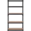 image:imageVEVOR Storage Shelves 3000 lbs 5 Tier Garage Storage Shelving 18 D x 48 W x 78 H Adjustable Metal Shelves for Garage Shelves Utility Rack Shelf Ideal for Kitchen Warehouse Basement Black12D x 30W x 60H