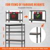 image:imageVEVOR Storage Shelves 3000 lbs 5 Tier Garage Storage Shelving 18 D x 48 W x 78 H Adjustable Metal Shelves for Garage Shelves Utility Rack Shelf Ideal for Kitchen Warehouse Basement Black12D x 30W x 60H