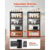 image:imageVEVOR Storage Shelves 3000 lbs 5 Tier Garage Storage Shelving 18 D x 48 W x 78 H Adjustable Metal Shelves for Garage Shelves Utility Rack Shelf Ideal for Kitchen Warehouse Basement Black18 D x 36 W x 72 H
