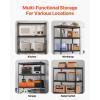 image:imageVEVOR Storage Shelves 3000 lbs 5 Tier Heavy Duty Garage Shelving 24 D x 48 W x 72 H Adjustable Metal Shelves for Industrial Shelving Unit Utility Shelf for Kitchen Warehouse Basement BlackBlack