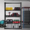 image:imageVEVOR Storage Shelves 3000 lbs 5 Tier Heavy Duty Garage Shelving 24 D x 48 W x 72 H Adjustable Metal Shelves for Industrial Shelving Unit Utility Shelf for Kitchen Warehouse Basement BlackBlack
