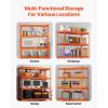image:imageVEVOR Storage Shelves 3000 lbs 5 Tier Heavy Duty Garage Shelving 24 D x 48 W x 72 H Adjustable Metal Shelves for Industrial Shelving Unit Utility Shelf for Kitchen Warehouse Basement BlackOrange