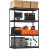 image:imageVEVOR Storage Shelves 3000 lbs 5 Tier Heavy Duty Garage Shelving 24 D x 48 W x 72 H Adjustable Metal Shelves for Industrial Shelving Unit Utility Shelf for Kitchen Warehouse Basement BlackBlack