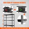 image:imageVEVOR Storage Shelves 3000 lbs 5 Tier Heavy Duty Garage Shelving 24 D x 48 W x 72 H Adjustable Metal Shelves for Industrial Shelving Unit Utility Shelf for Kitchen Warehouse Basement BlackBlack