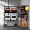 image:imageVEVOR Storage Shelves 3000 lbs 5 Tier Heavy Duty Garage Shelving 24 D x 48 W x 72 H Adjustable Metal Shelves for Industrial Shelving Unit Utility Shelf for Kitchen Warehouse Basement BlackBlack