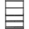 image:imageVEVOR Storage Shelves 3000 lbs 5 Tier Heavy Duty Garage Shelving 24 D x 48 W x 72 H Adjustable Metal Shelves for Industrial Shelving Unit Utility Shelf for Kitchen Warehouse Basement BlackBlack