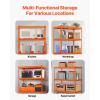 image:imageVEVOR Storage Shelves 3000 lbs 5 Tier Heavy Duty Garage Shelving 24 D x 48 W x 72 H Adjustable Metal Shelves for Industrial Shelving Unit Utility Shelf for Kitchen Warehouse Basement BlackOrange