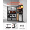 image:imageVEVOR Storage Shelves 3000 lbs 5 Tier Heavy Duty Garage Shelving 24 D x 48 W x 72 H Adjustable Metal Shelves for Industrial Shelving Unit Utility Shelf for Kitchen Warehouse Basement BlackBlack