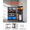 image:imageVEVOR Storage Shelves 3000 lbs 5 Tier Heavy Duty Garage Shelving 24 D x 48 W x 72 H Adjustable Metal Shelves for Industrial Shelving Unit Utility Shelf for Kitchen Warehouse Basement BlackBlack