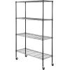 image:imageVEVOR Storage Shelves 3000 lbs 5 Tier Heavy Duty Garage Shelving 24 D x 48 W x 72 H Adjustable Metal Shelves for Industrial Shelving Unit Utility Shelf for Kitchen Warehouse Basement BlackBlack