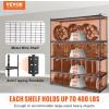 image:imageVEVOR Storage Shelves 3000 lbs 5 Tier Heavy Duty Garage Shelving 24 D x 48 W x 72 H Adjustable Metal Shelves for Industrial Shelving Unit Utility Shelf for Kitchen Warehouse Basement BlackBlack