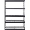 image:imageVEVOR Storage Shelves 3000 lbs 5 Tier Heavy Duty Garage Shelving 24 D x 48 W x 72 H Adjustable Metal Shelves for Industrial Shelving Unit Utility Shelf for Kitchen Warehouse Basement BlackBlack