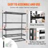 image:imageVEVOR Storage Shelves 3000 lbs 5 Tier Heavy Duty Garage Shelving 24 D x 48 W x 72 H Adjustable Metal Shelves for Industrial Shelving Unit Utility Shelf for Kitchen Warehouse Basement BlackBlack