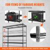 image:imageVEVOR Storage Shelves 3000 lbs 5 Tier Heavy Duty Garage Shelving 24 D x 48 W x 72 H Adjustable Metal Shelves for Industrial Shelving Unit Utility Shelf for Kitchen Warehouse Basement BlackBlack