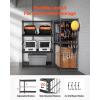 image:imageVEVOR Storage Shelves 3000 lbs 5 Tier Heavy Duty Garage Shelving 24 D x 48 W x 72 H Adjustable Metal Shelves for Industrial Shelving Unit Utility Shelf for Kitchen Warehouse Basement BlackBlack
