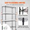 image:imageVEVOR Storage Shelves 3000 lbs 5 Tier Heavy Duty Garage Shelving 24 D x 48 W x 72 H Adjustable Metal Shelves for Industrial Shelving Unit Utility Shelf for Kitchen Warehouse Basement BlackBlack