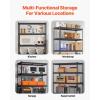 image:imageVEVOR Storage Shelves 3000 lbs 5 Tier Heavy Duty Garage Shelving 24 D x 48 W x 72 H Adjustable Metal Shelves for Industrial Shelving Unit Utility Shelf for Kitchen Warehouse Basement BlackBlack
